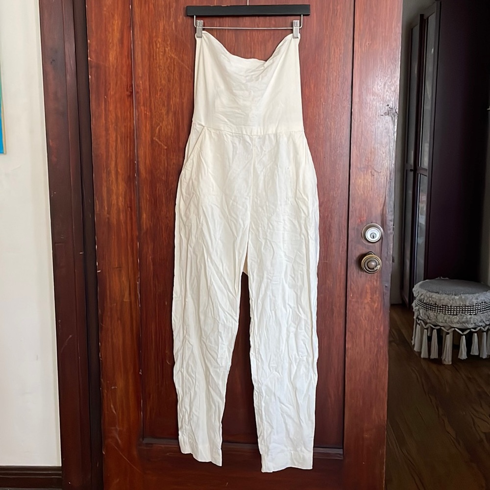🕊NEVER BEEN WORN: linen jumpsuit 🕊